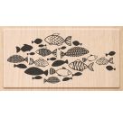 Stempel Fischschwarm