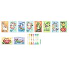Stickkarten-Set Ganzjahr
