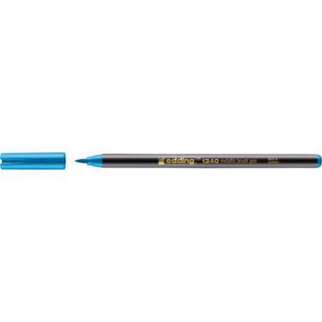 Metallic brush pen 1340, blue
