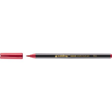 Metallic brush pen 1340, red