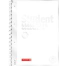 Collegeblock Premium Student „White A4 Lineatur 28 | 80 Blatt, weißWirebound Refill Pad Premium Student White A4 Line