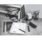Collegeblock Premium Student „White A4 Lineatur 28 | 80 Blatt, weißWirebound Refill Pad Premium Student White A4 Line