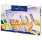 Aquarellfarben in Näpfchen 12