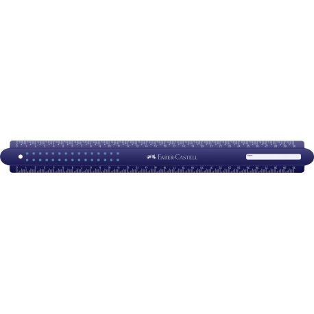 Lineal 30 cm Dots bruchsicher