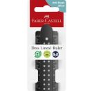 Lineal 30 cm Dots bruchsicher