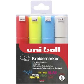Marker UNI CHALK MARKER PWE-8K 4x