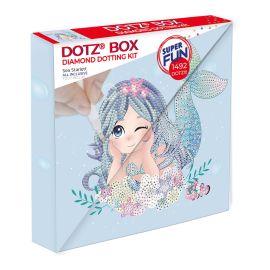 DOTZ® BOX Original Diamond Painting Sea Starlett 22 x 22 cm kein Rahmen nötig Kreativset 1.492 Diamant Mosaiksteine fü
