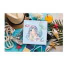 DOTZ® BOX Original Diamond Painting Sea Starlett 22 x 22 cm kein Rahmen nötig Kreativset 1.492 Diamant Mosaiksteine fü
