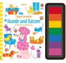 Fingerstempeln Hunde und Katz
