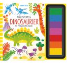 Fingerstempeln Dinosaurier