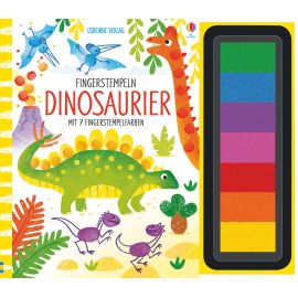 Fingerstempeln Dinosaurier