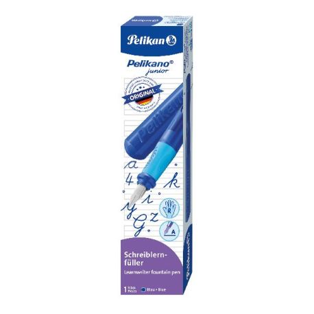 Pelikan Pelikano® Junior Schreiblernfüller für Rechtshänder, Blau, Feder A, Faltschachtel