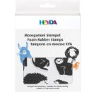 Moosgummi Stempel „Tiere | 10-55 mmFoam Rubber Stamps Animals | 10-55 mmTampons en caoutchouc mousse « Animaux » | 10