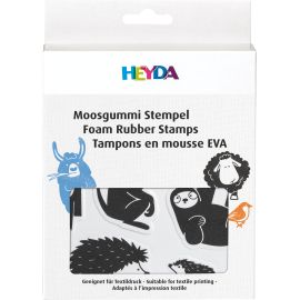 Moosgummi Stempel „Tiere | 10-55 mmFoam Rubber Stamps Animals | 10-55 mmTampons en caoutchouc mousse « Animaux » | 10