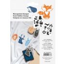 Moosgummi Stempel „Tiere | 10-55 mmFoam Rubber Stamps Animals | 10-55 mmTampons en caoutchouc mousse « Animaux » | 10