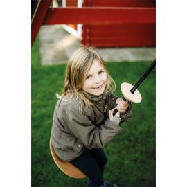 Tellerschaukel m.Kletterseil,