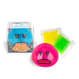 CS Slime + Sauger 2er-Set, 3-fach sortiert Mit diesem lustigen Face-Sauger zum Drücken kannst du kinderleicht den beig