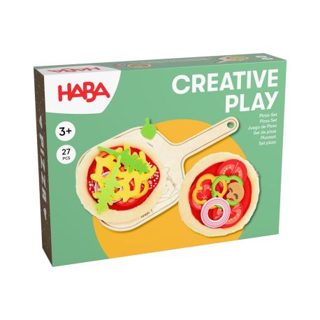 HABA Creative Play Pizza-Set mit Brettchen