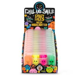 CS Neon-Highlighter 4er-Set Lustige Neon-Highlighter in vier trendigen Farben - ideal für farbige Akzente! Dieses prak