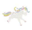 DOTZIES® Original Diamond Painting Mäppchen „Pony Frolic 21,5 x 14 cm, DIY Kreativset mit Diamant Mosaiksteinen für Ki