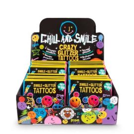 CS Glitzer-Tattoos 20 Stück Der effektvolle Eyecatcher - made in Germany! Diese 20 bunten Tattoos mit effektvollem Gli