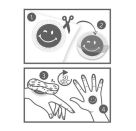 CS Glitzer-Tattoos 20 Stück Der effektvolle Eyecatcher - made in Germany! Diese 20 bunten Tattoos mit effektvollem Gli