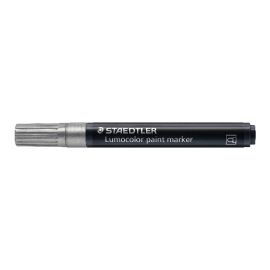 Acrylmarker Lumoc silber