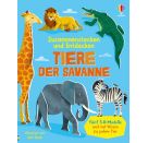 Zusammenstecken Tiere der Sav
