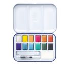 Aquarell-Farbkasten Metallic