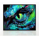 Diamond Painting Neon Drachen