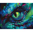Diamond Painting Neon Drachen