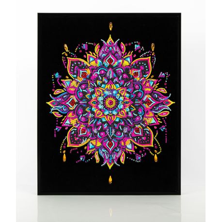 Diamond Painting Neon Mandala