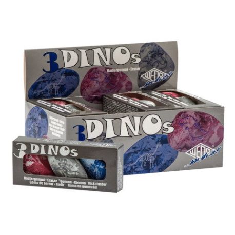 Radierer Fossil 3er Set Dino