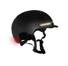 Skaterhelm LED, Gr. M, schwar