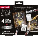 Marker UNI CHALK MARKER 4x xm