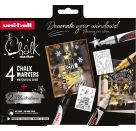 Marker UNI CHALK MARKER 4x xm