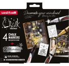 Marker UNI CHALK MARKER 4x xm