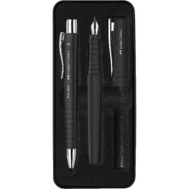 Set Poly Ball Pen schwarz Fül