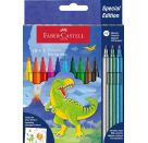 Filzstift Dino 10+3 + Sticker