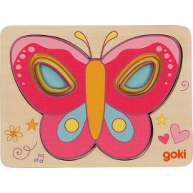Schichtenpuzzle Schmetterling