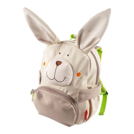 Pfötchen-Rucksack Hase grün