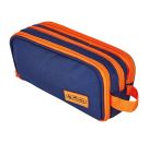 Doppelfaulenzer uni blau/oran