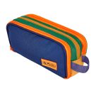 Doppelfaulenzer uni blau/oran