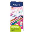 Deckfarbkasten 735/K12P Pink