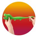 ZOO STRETCHY-SAND  KROKODIL,