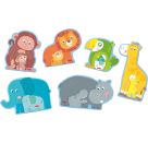 6 erste Puzzles - Tierfamilie