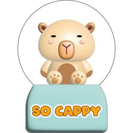 Schneekugel Capybara