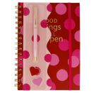 Notizbuch Set mit Stift