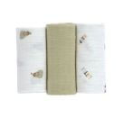 Swaddle   Burp Blanket M  Happy Fruits Pear,