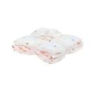 Swaddle   Burp Blanket M  Happy Fruits peach,